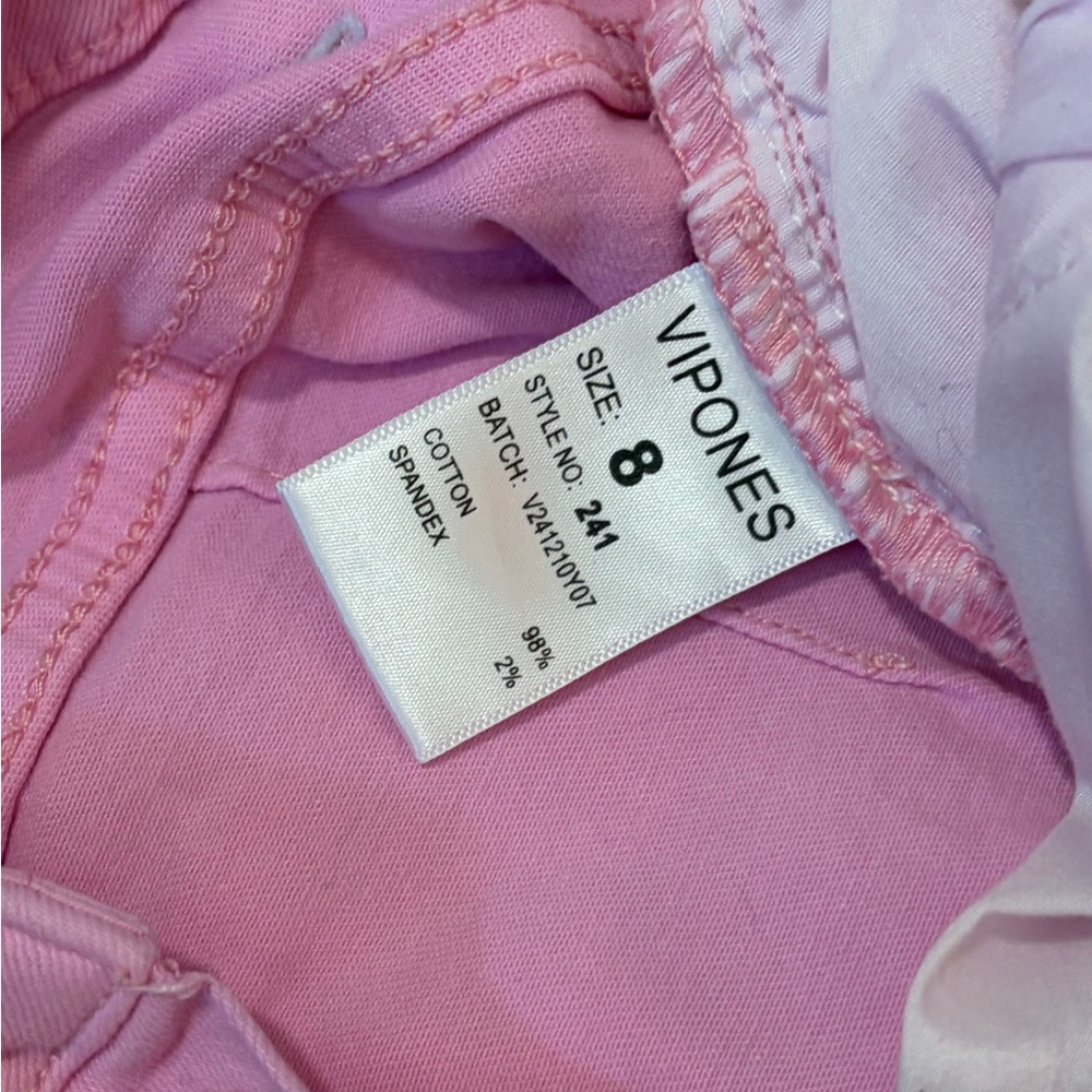 Pink Flared Jeans - Picture 3 of 5